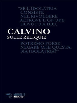 cover image of Sulle reliquie